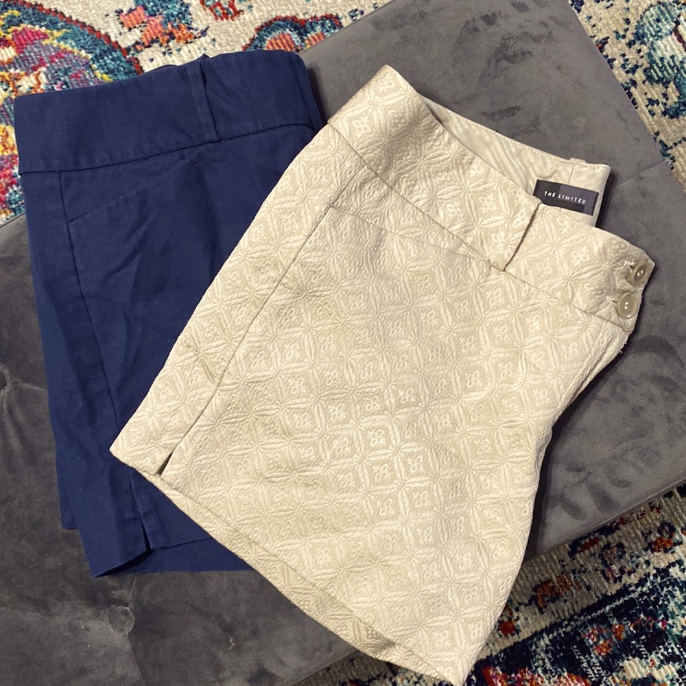 The Limited - 2 Pair of shorts, size 10
